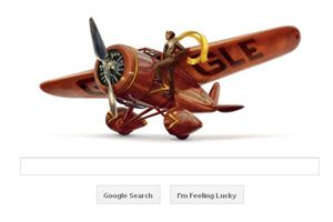 Google doodles for Amelia Earhart on 115th birthday